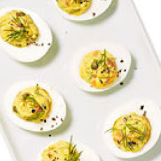 Gravlax Deviled Eggs