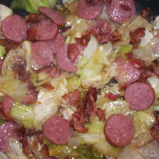 Smoked Sausage & Fried Cabbage