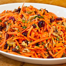 Serious Salads: Carrot Slaw with Cranberries and Toasted Walnuts