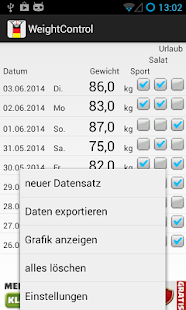 How to get WeightControl - die Wiegeliste Varies with device unlimited apk for pc