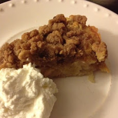 Streuseled French Apple Cake