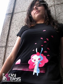 Tolky Monkys- New characters for girl t-shirts and polo shirts