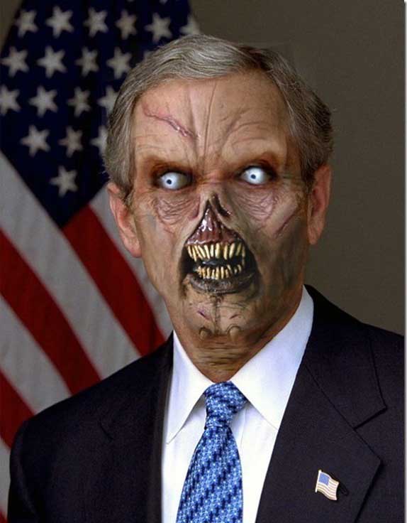 photoshop tricks on George Bush & George Bush Pictures