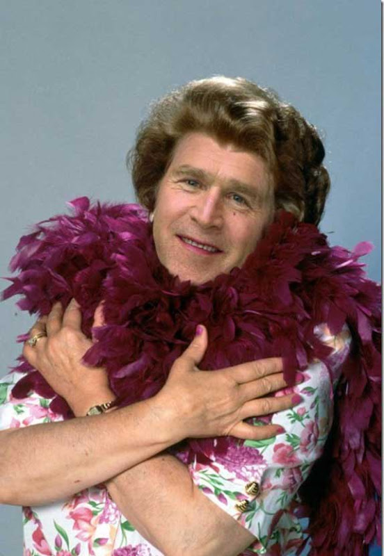 photoshop tricks on George Bush & George Bush Pictures
