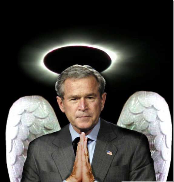 photoshop tricks on George Bush & George Bush Pictures