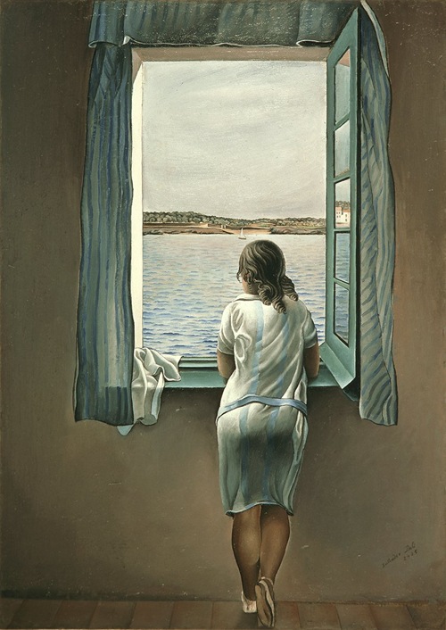 Woman in the window - Salvador Dali
