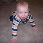 Andres learning to crawl