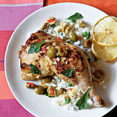 Chicken with Lemon and Olives