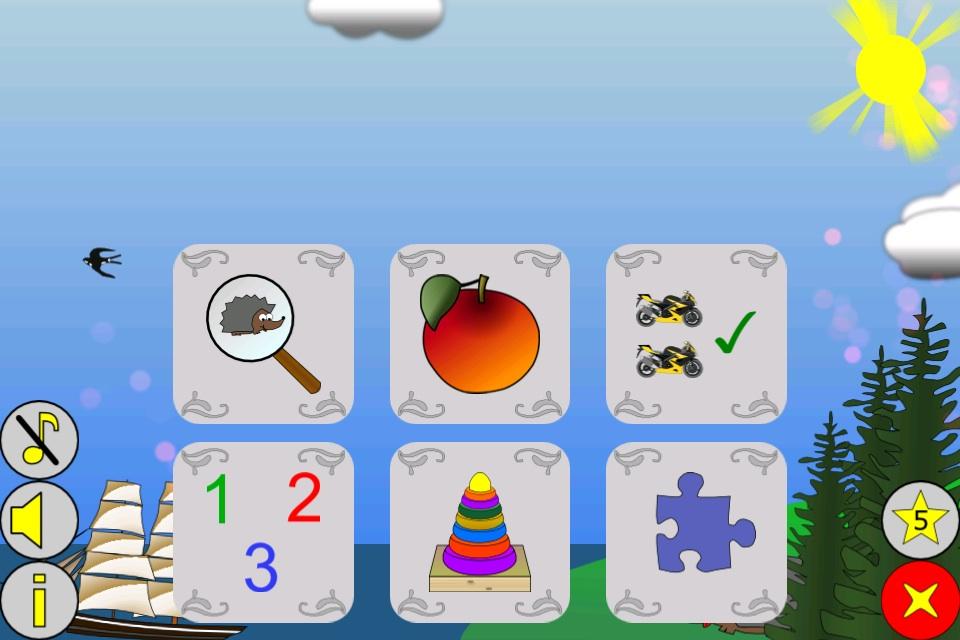 Android application Games for children screenshort