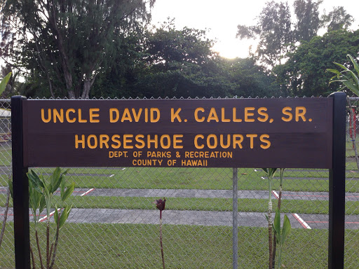 Uncle David K. Calles, Sr. Horseshoe Courts
