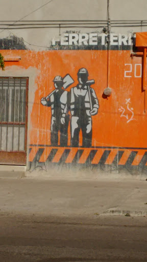 Mural Hombres Trabajando 