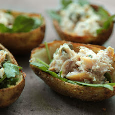 Smoked Trout Potato Skins Recipe