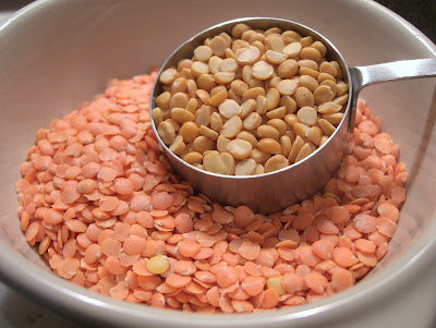 Fish with Spicy Red Lentils