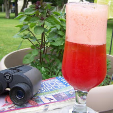 Fresh Lime Soda With Berries
