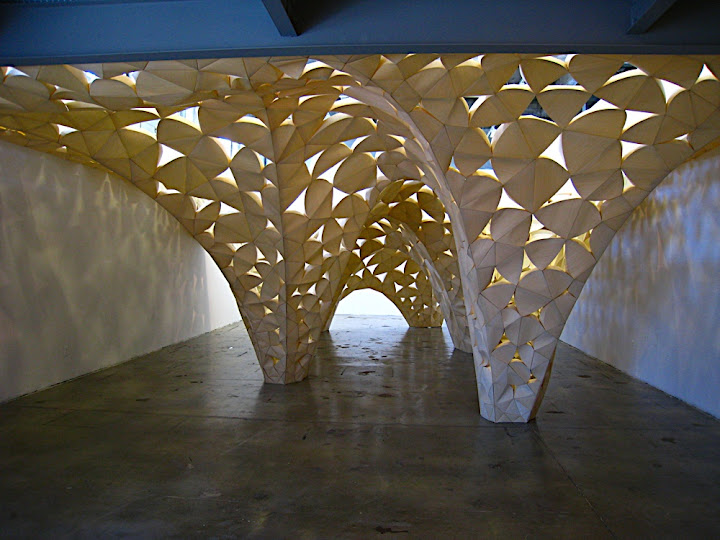 Installation project at SciArch - collaborative work with Buro Happold