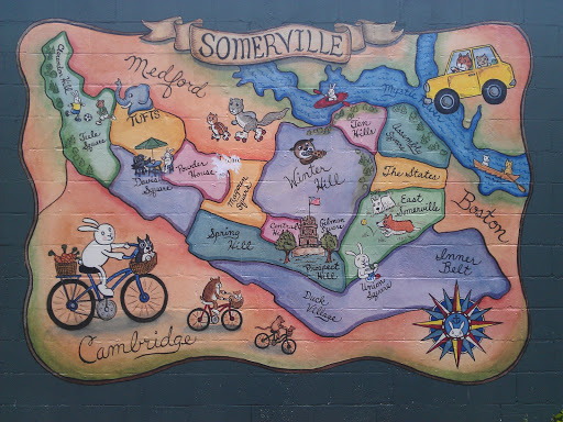 Somerville Bunny Bike Mural