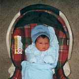 Kai arrives home