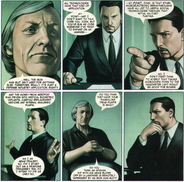 An interview with Tony Stark, from issue 1 of the 4th Iron Man series