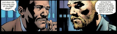 Tony Stark (Iron Man) visiting Thor in prison - from the series Ultimates 2 Tony Stark (Iron Man) visiting Thor in prison - from the series Ultimates 2