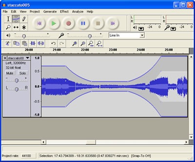 audacity audio editor