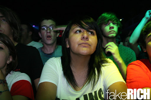 pissed off at the people on stage