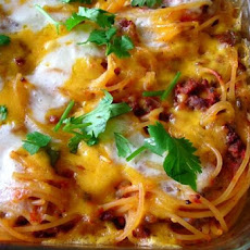 Southwestern Baked Spaghetti