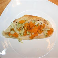 Fish with Cucumber-Orange Relish