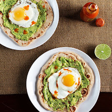 Avocado and Egg Breakfast Pizza