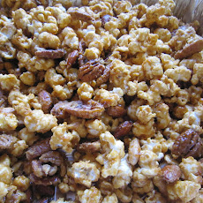 Caramel Corn with Pecans and Almonds