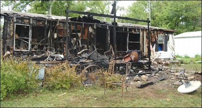 mobile home fire