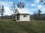 The meditation cabin at Shanti Ashram.