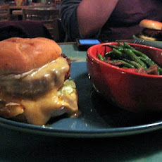Barbecued Cheddar Burgers