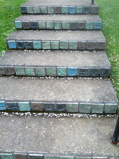 Decorative Tile Steps