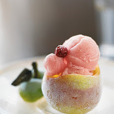 Pear and Cranberry Sorbet