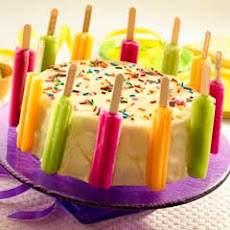 Rockin' Rainbow Popsicle Cake