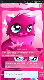 How to download Pink cats theme 4 GO SMS Pro 3.5 mod apk for laptop