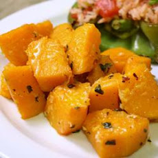 Garlicky Baked Butternut Squash