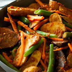 New Potato Rendang & Green Beans Recipe