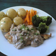 Schnitzel With Mushroom Sauce