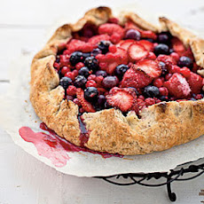 Summer Berry-and-Hazelnut Galette
