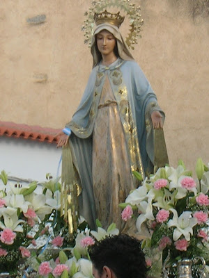 La Virgen Milagrosa. Foto: Pozoblanco News