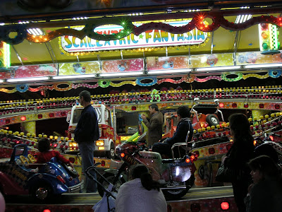 Atracciones para los más pequeños en la Feria de 2007. Foto: Pozoblanco News, Emilio Guijo
