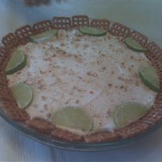 Key Lime and Pretzel Pie