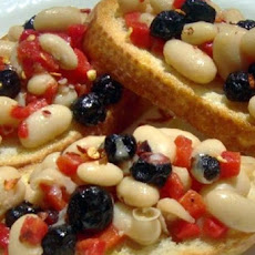 Red, White and Blue Bruschetta