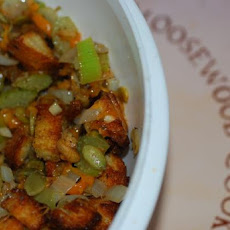 Comprehensively Stuffed Squash -- a Moosewood Recipe