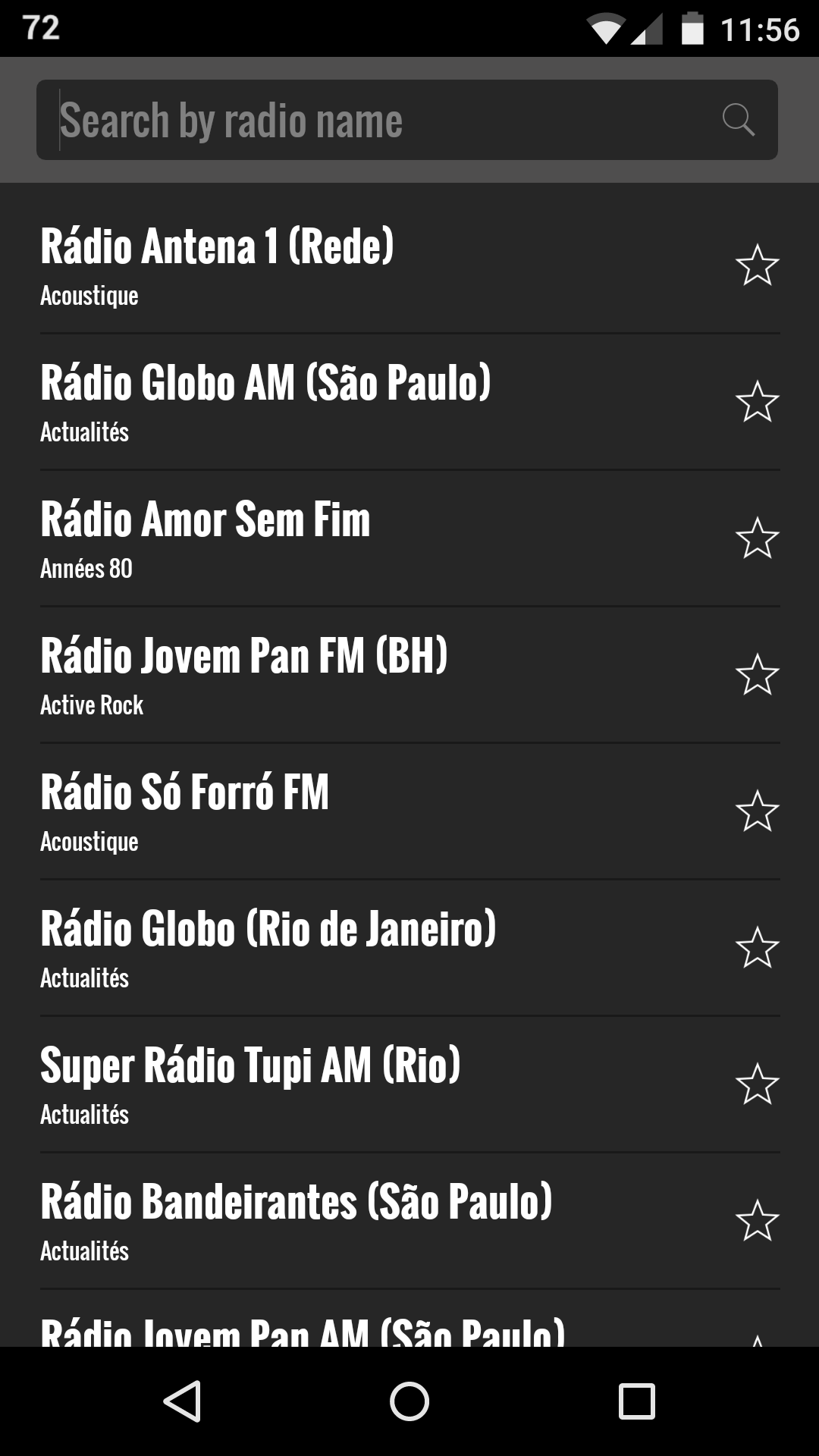 Android application Radio Brazil FM online screenshort