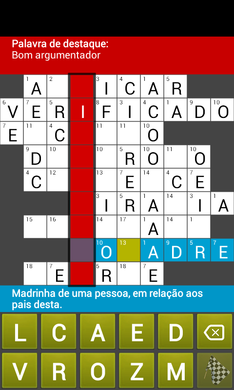 Android application Criptograma Brasileiro FREE screenshort