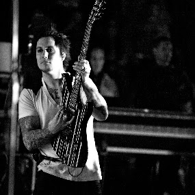 Synyster Gates; Avenged Sevenfold: Iraq 2010 by Cody Miller - Portrait & People Musicians & Entertainers ( avenged sevenfold, synyster gates, iraq )