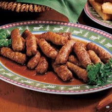 Maple-Glazed Sausages