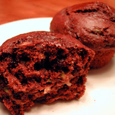 Fat Free Chocolate Zucchini Muffins